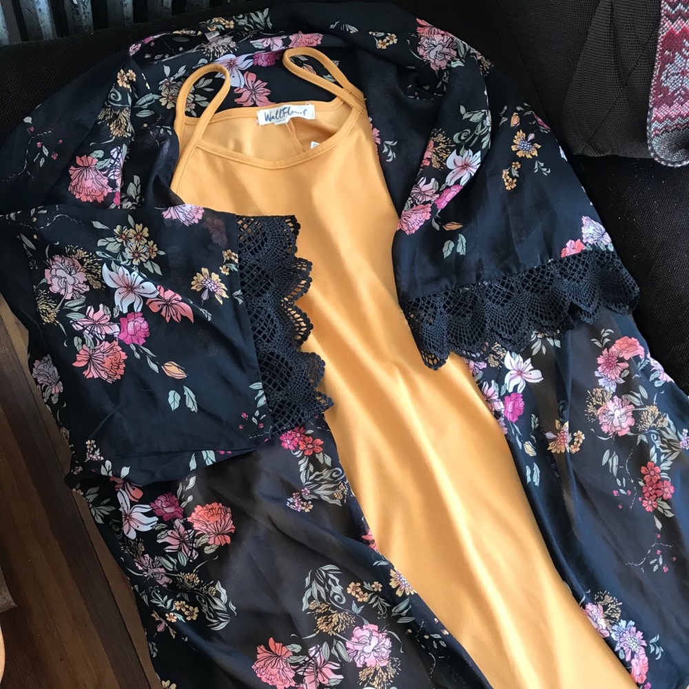Wallflower Dress with Kimono
